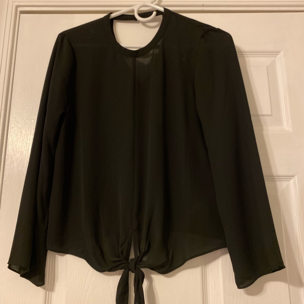 Madewell Tie Blouse. Size xxs. NWT.